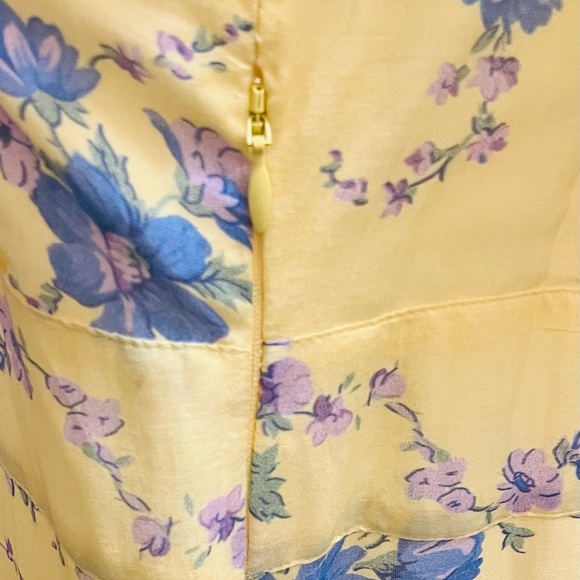 Love Shack Fancy Winslow Floral Off Shoulder Maxi Dress Ruffle Size 00 NWT - Picture 5 of 10